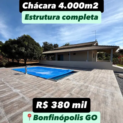 Chácara 4.000m2 em Bonfinópolis-GO