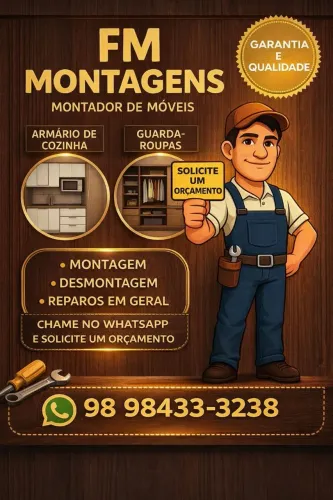 Montagem, Desmontagem e reparos de móveis em geral