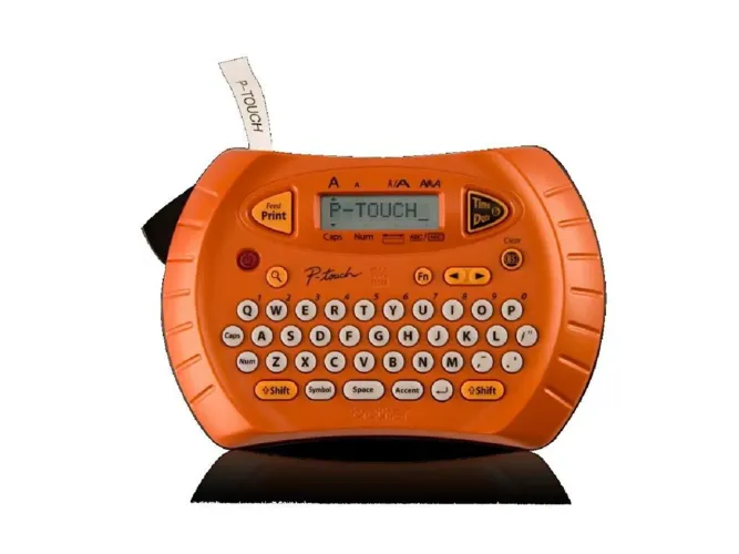 Rotulador Brother Eletronico Portatil Laranja - Pt70