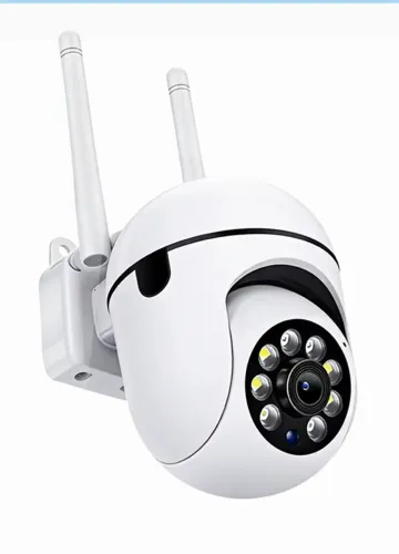 Câmera de Vigilância PTZ WiFi 3MP IP À prova d'água Visão Noturna com detecção movimento