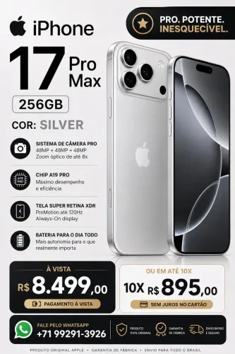 Iphone 17 Pro Max 256Gb - Lacrado