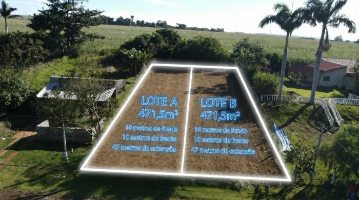 Chácara (Terrenos) com 471,5m² Condomínio Tucunaré em Alvorada do Sul.