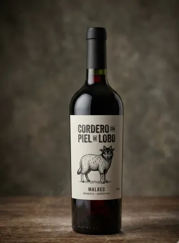 Vinho Cordeiro pier del Lobo - Caixa com 6 garrafas