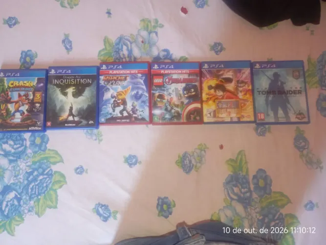 Vendo 6 jogos de PlayStation 4
