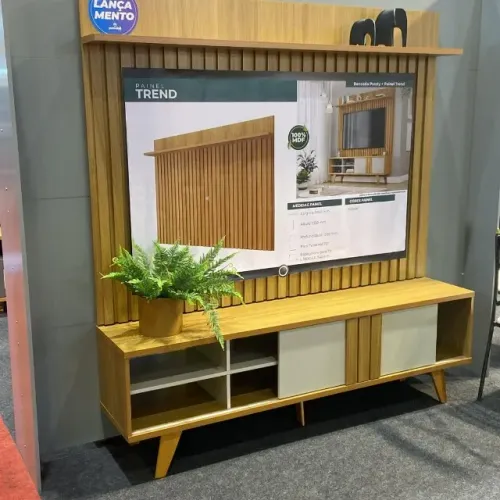 Design Moderno e Acabamento Premium: Conjunto Bancada com Painel Ripado em Oferta Especial