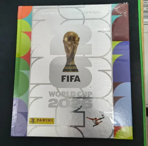 Álbum capa dura prata copa 2026 lacrado