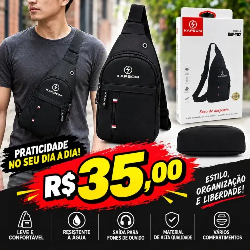 Bolsa Transversal Entrega Grátis