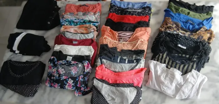 Lote Roupas Femininas G E GG - Desapego Bazar Brechó 31 Peças
