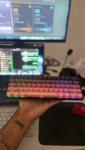 TECLADO MECANICO MAGNETICO GAMER FUN60 PRO