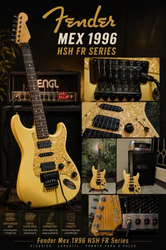 Guitarra Fender Strato Mexicana 1996