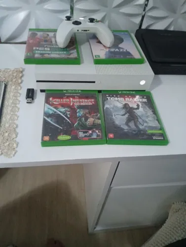Xbox one controle de séries a 4 jogos pronta entrega