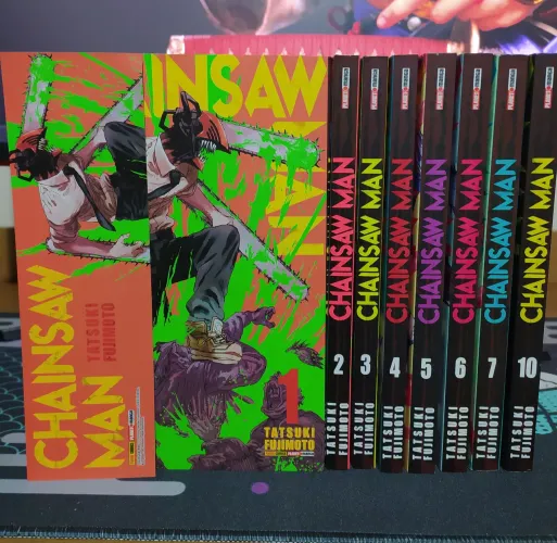Coleção Chainsaw Man (Vol.1-7 e 10)