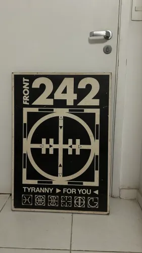 Poster emoldurado FRONT 242 Tyranny For You