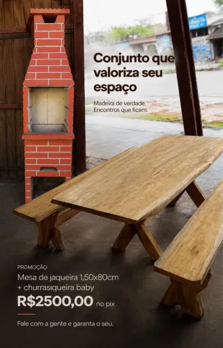 Mesa rústica