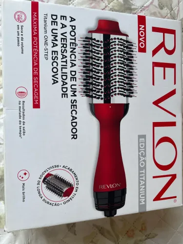 Escova secadora alisadora - revelon