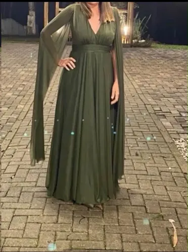 Vestido de festa verde