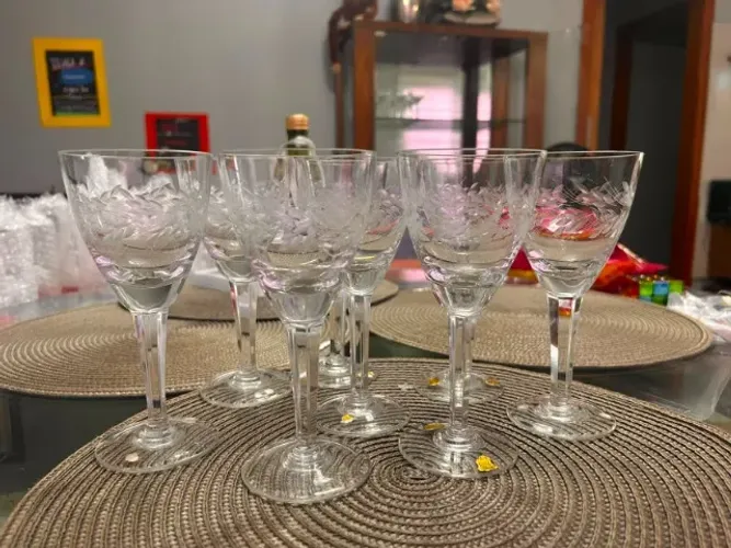 Taças de Vinho Branco Cristal Hering
