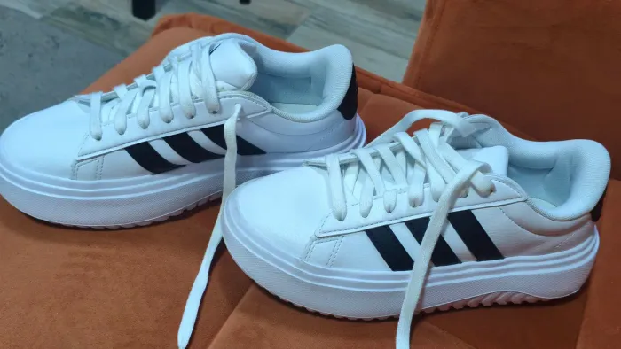 Tênis Adidas Grand Court Platform Femin Nº 36 - Excelente Estado