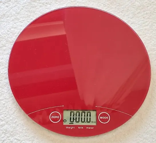 Balança Digital de Cozinha em Vidro - até 5kg