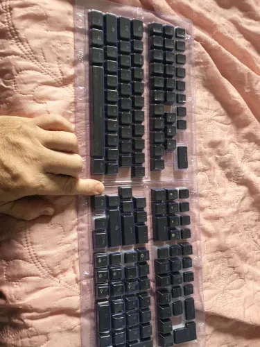 Kit Teclas HyperX Original + Keycaps Pudding (Teclado Mecânico)