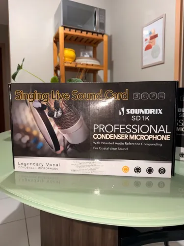 Microfone kit Para Estúdio SD-1K - Soundrix