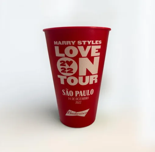 Copo Show Love On Tour Harry Styles São Paulo 2022