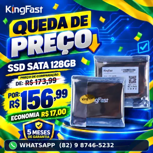 SSD KingFast SATA 128GB ? ENTREGA grátis
