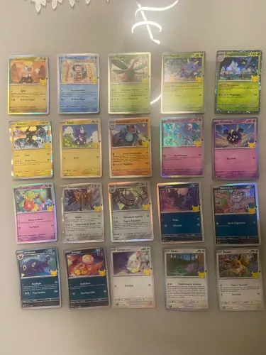 Lote cartas Pokémon 30 anos