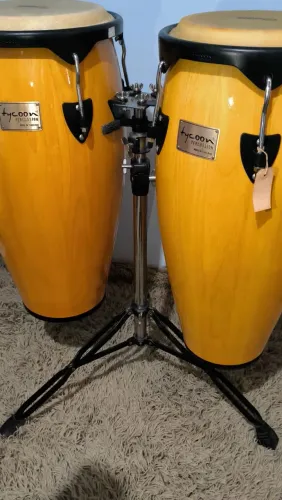 Estante Dupla Para Congas E Quintos Tycoon - Linha Supremo (Usado)