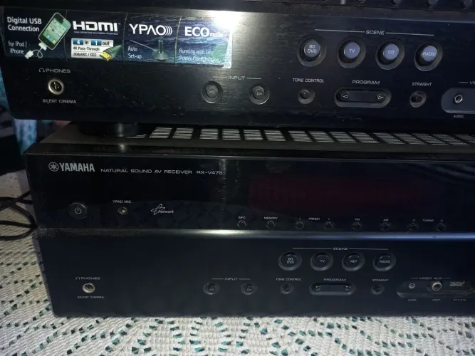  2 Receiver  YAMAHA sounda AV RX-V373 E RX-V475.