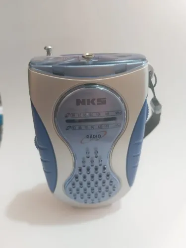 rádio nks am/fm, modelo vintage
