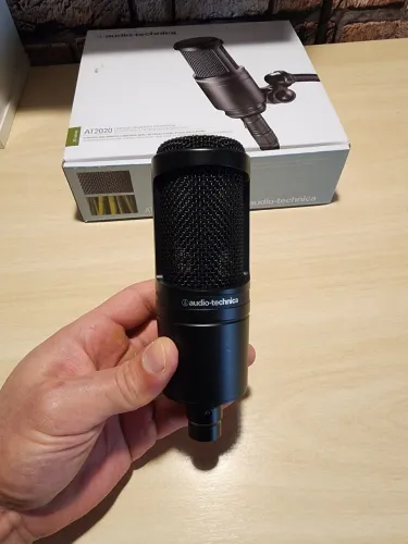 Microfone Audio-technica AT2020 Condensador Cardioide