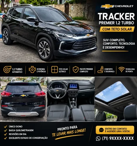 Chevrolet Tracker Premier 1.2 Turbo 12V Flex AUT 2022