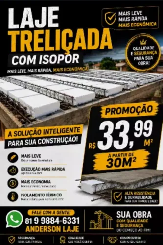 Somos uma fábrica de laje !!! 