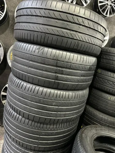 Pneus 255/45/19 continental por 250$ cada meia vida instalados