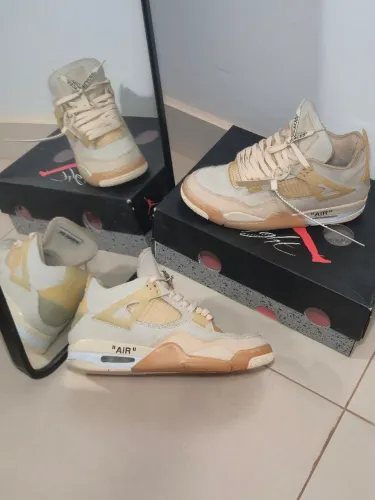 Air Jordan 4 Sail Off-White