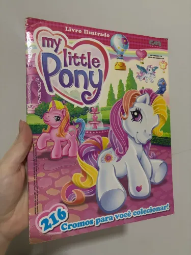 álbum de figurinhas my little pony