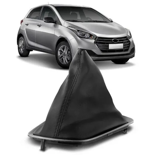 Coifa de Câmbio Hyundai Hb20 1.6 - C/ Aro Cromado