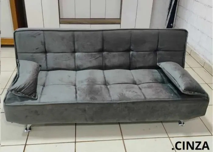 Sofá Cama 1,88m Espuma D33 Super Lindo Fazemos Entrega