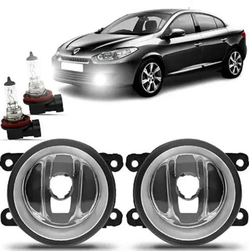 farol de milha fluence 2011 a 2017 + lampada