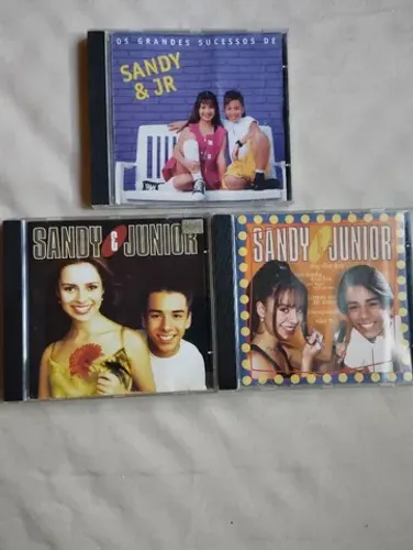 3 cds de Sandy e Junior originais
