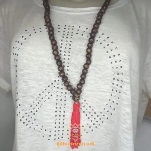 Japamala em madeira 108 contas