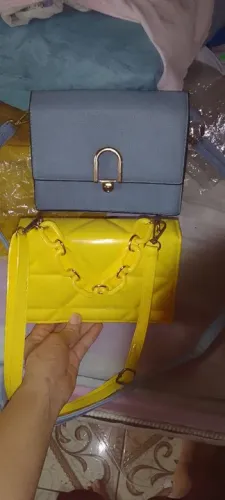 Duas bolsas estilosas - Amarela e Azul
