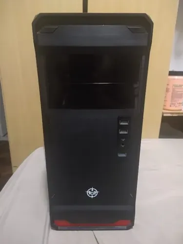 Gabinete TGT conbat preto lateral acrilico, TGT-CBT-01