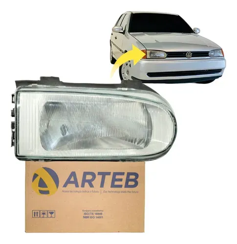 Farol Volkswagen Gol G2 1995 1996 1997 1998 1999 Ld Arteb