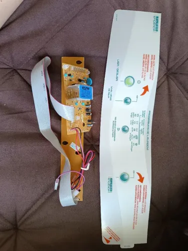 Placa Eletrônica para Lava Roupas Brastemp Turbo eficiência 8 kg Bwm08 + Painel decorativo