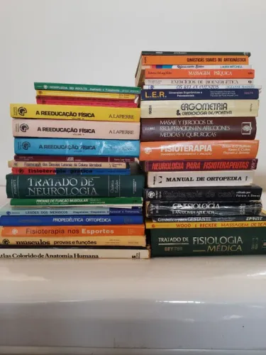 Livros de Fisioterapia - Diversos temas e autores