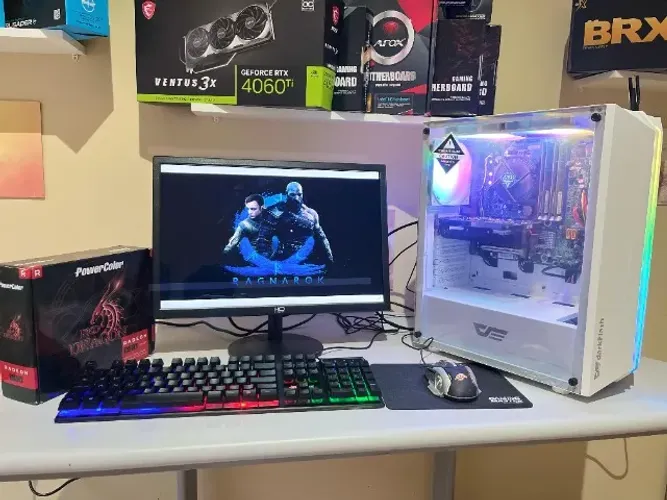Pc Gamer Completo Novo i5 16 ram Gtx 1050 edição e Jogos Novo 1 ano de garantia 