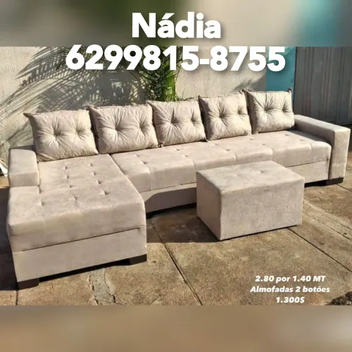 Sofá espaçoso 2.80