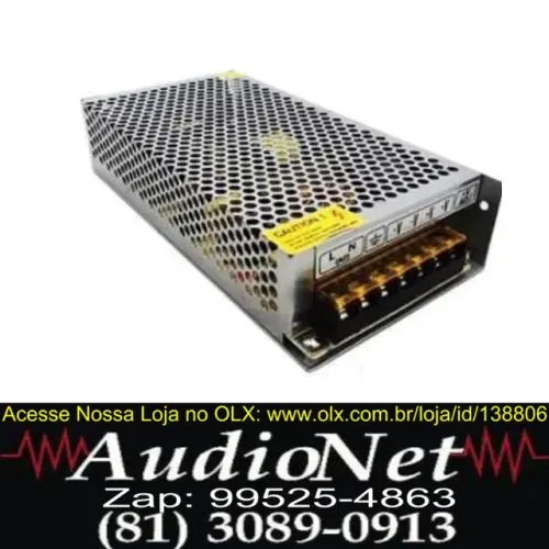 Fonte ChaveadFonte Chaveada 20a 30a 12v Para Cftv Fita Led Som Automotivo
